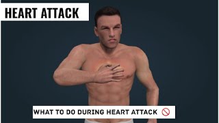 Heart attack , what to do during heart attack 🚫🤔 #heartattack #science #facts #3d #animation