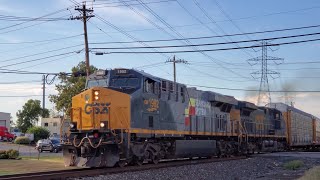 Heritage units, speedy fast trains, cool horn salutes, evening trains and more at Sharonville!