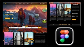 "Complete Dynamic Travel Website: Figma Masterclass!"