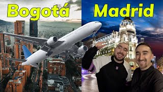 ¿Cómo es un vuelo directo Bogotá - Madrid? 2024 | TOUR EUROPA CAPITULO 1