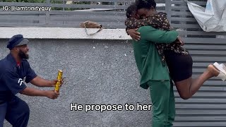 HE PROPOSED TO HER GIRLFRIEND AND BLESS HIM WITH 200,000 NAIRA