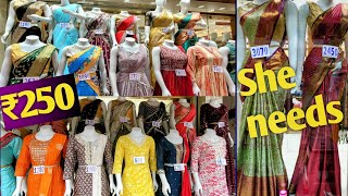 SHE NEEDS Latest Collections ||she needs kphb|She needsDilsukhnagar|she needs saree world |hyderabad