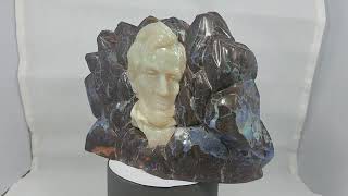 Aituzzi Boulder Opal Lincoln Sculpture