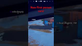 First person cars leak!! 💀💀 #lag #fortnite #firstperson