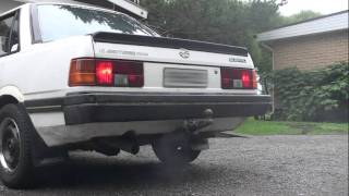 Subaru Leone Turbo exhaust sound