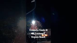 Fireworks Finale at Mt.Trashmore,  Virginia Beach #2022 #shorts #virginiabeach