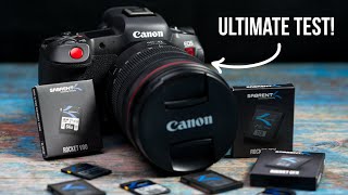 Canon R5C Memory Card Test | MUST WATCH!