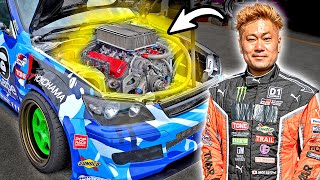 Японский профессиональный пилот NASCAR V8 поменял свой дрифт-кар! Это конец 2JZ?