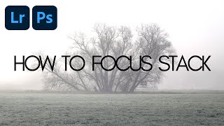 HOW TO FOCUS STACK using Adobe Photoshop