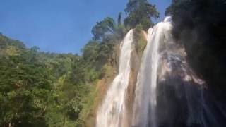 Anisakan Waterfall. MYANMAR