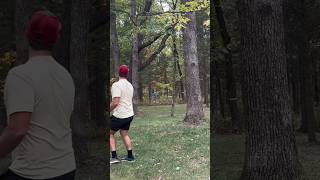 Play Eagles Crossing Disc Golf Hole 3 with me! #playdiscgolf #discgolf #shorts #frisbeegolf