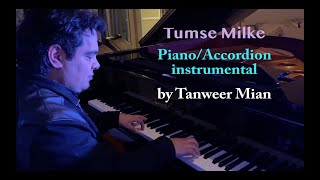 Tumse Milke | Instrumental | Tanweer Mian | piano accordion