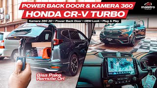 PASANG POWER BACK DOOR & KAMERA 360 HONDA CRV TURBO 2017-2022