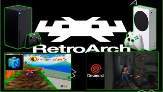 COMO configurar N64 y DREAMCAST en RETROARCH de XBOX SERIES S / X resoluciones 2K PANTALLA COMPLETA