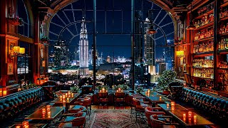 Night Smooth Jazz with Cozy New York Lounge🍷Relaxing Classical Music for a Serene and Calm Night