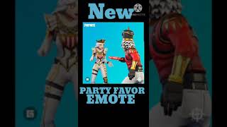 Fortnite Party Favor Emote Celebrate The New Year!!! #Shorts