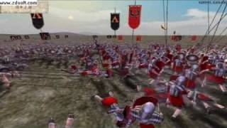 #20 Rome vs Macedon; Rome Total War Online Commentary Retro-video