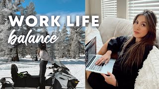 Balancing UX Work + Tahoe VLOG