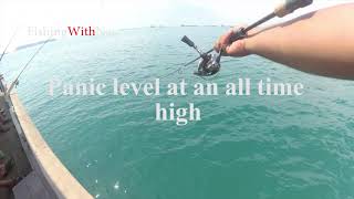 FishingWithNas Episode 22  - Missed a BIG fish on Ultralight Ajing Fishing Tackle on 2lbs line