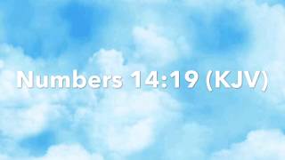 God's Time:  Numbers 14:19