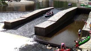 Cesky Krumlov / Krumau - Schlauchbootfahrt