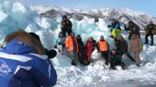 Ice of lake Baikal. Видеофильм Олега Вырезкова об экспедиции "Лёд Байкала" - 2013