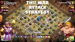 TH12 TH11 War attack Strategy  | PK Vs Nebraska Tribe