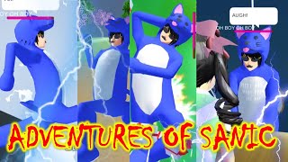 ADVENTURES OF SANIC.. TALES OF THE SPEED RUN | Sakura School Simulator