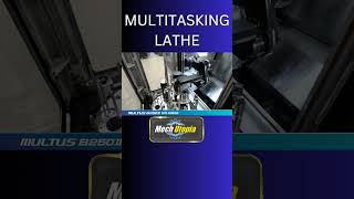 MULTITASKING CNC LATHE MACHINE by OKUMA! | MULTUS B250II