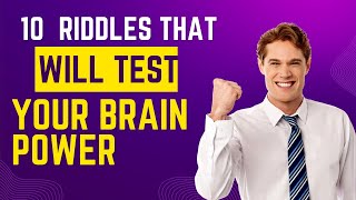 ONLY A GENIUS CAN ANSWER THESE 10  RIDDLES | Genius Test | Fun Quiz #iqtest #riddlequiz #puzzlequiz