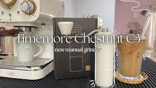 Unboxing An Affordable Coffee Grinder Perfect For Beginners #timemore Chestnut C3☕👍