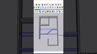 How to Extend and Join Walls in SketchUp with profile builder 4 #sketchup #architects #3ddesign