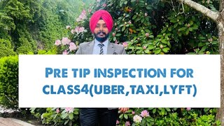 Pre trip Inspection  for Class 4 License #uber #taxi #lyft #ubereats