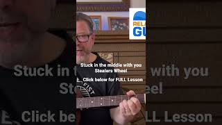 How to play “Stuck in the middle with you” guitar lesson