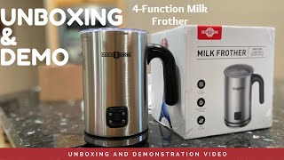 Unboxing and Demo of Paris Rhône Milk Frother - Is it worth it?