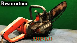 Restoration/How to Restore Very old Electric Chainsaw /SHINKO of Japan