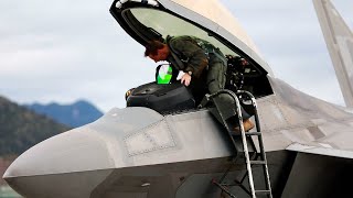 RAPTORS HUNT OVER JAPAN | USAF F-22 Raptors Launch From MCAS Iwakuni