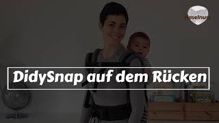 DidySnap auf dem Rücken - Anleitung