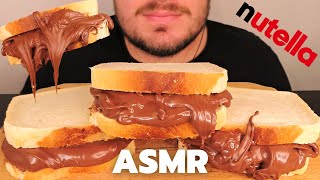 ASMR NUTELLA SANDWICH MUKBANG (EATING SOUNDS, NO TALKING)