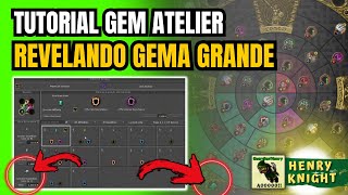 TIBIA - TUTORIAL COMPLETO DO GEM ATELIER, REVELANDO GEMA GRANDE (1º TENTATIVA)