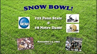 1992 Penn State @ Notre Dame One Hour