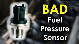 BAD FUEL PRESSURE SENSOR - Symptoms Explained | Most common signs of failing fuel pressure sensor