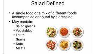 All about Salads