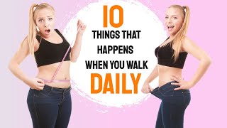 10 Things That Happens to You Body When You Walk Daily #shorts