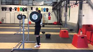 Pansar tar 150 i Front Squat