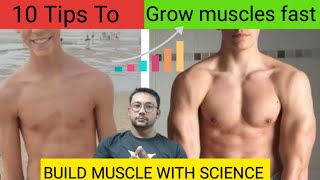 MUSCLES BUILDING || Mastery 10 Tisp To Build Muscle Faster