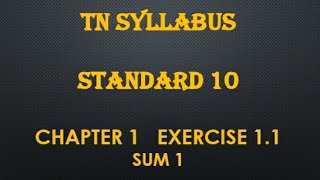 TN standard 10/ chapter 1/exercise 1.1/sum 1