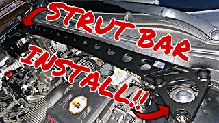 Installing a STRUT BAR!! (Quick + Super Easy!)