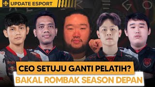 Evaluasi Besar AE, Potensi Rombak ROSTER! Apakah Karena COACH Tiga Player EVOS Kurang Berpengaruh!