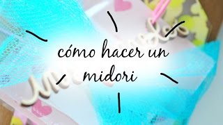 Cómo hacer un midori - TUTORIAL SCRAPBOOKING